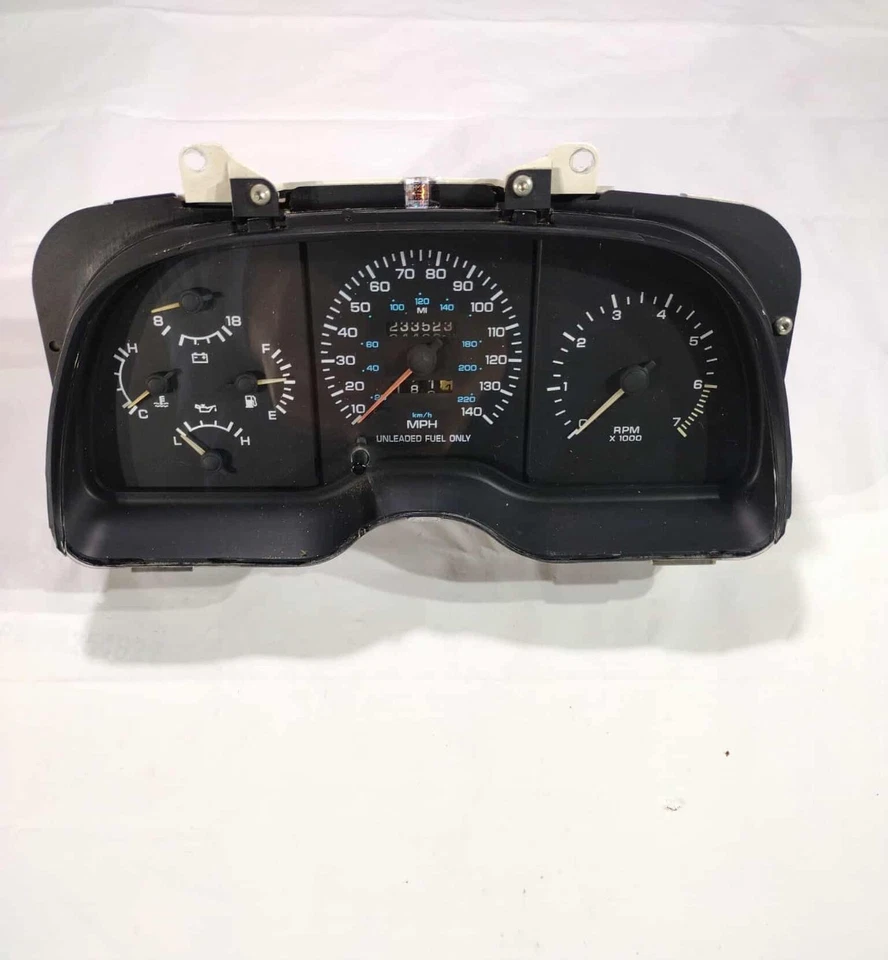 Cuadro de instrumentos Chrysler Lebaron GTC 1992-1995 con tacómetro 233 k millas OEM Foto 2 de 4