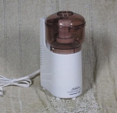 Sunbeam Oskar Jr. Chopper Plus Mini Food Processor Model 14131 EUC