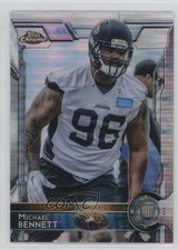 2015 Topps Chrome Rookies Pulsar Refractor Michael Bennett #112 9qd