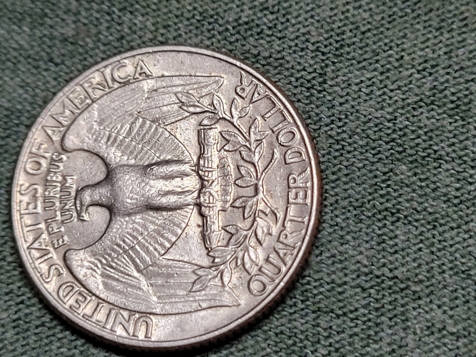 Rare 1982D Washington Quarter Errors-COD-Filled Mint Mark-DDOs Numbers ...