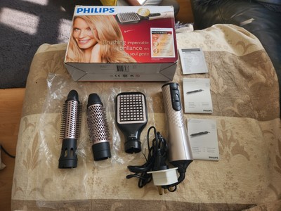 PHILIPS ProCare Brilliance HP8657 Hair Brushing Air Styler, 3 Aufsätze, selten