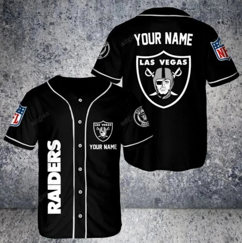 Las Vegas Raider Custom Personalized Name Jersey Baseball Jersey, Gift For Fans
