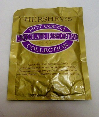 vintage 1990s HERSHEY'S CHOCOLATE Hot Cocoa mix SEALED NEW food packaging RARE
