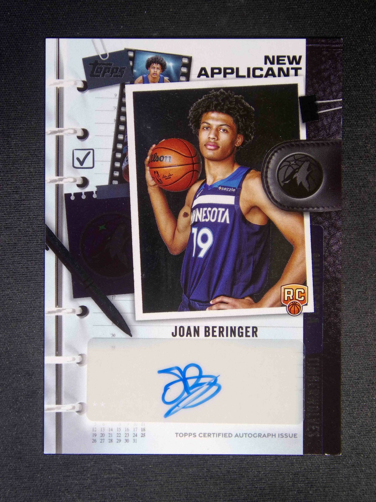 2025-26 Topps Flagship Joan Beringer RC Rookie New Applicant Auto