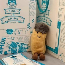 Jellycat CHARLIE Exclusive Selfridges Fish Chips Toy-Christmas Gift NWT Dust Bag