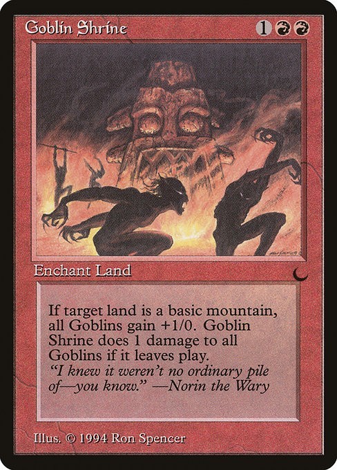Goblin Shrine 1x MtG The Dark DRK SP/NM