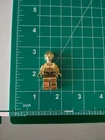Star Wars Chrome Gold C-3PO Custom Lego Minifigure Fan Art US Seller