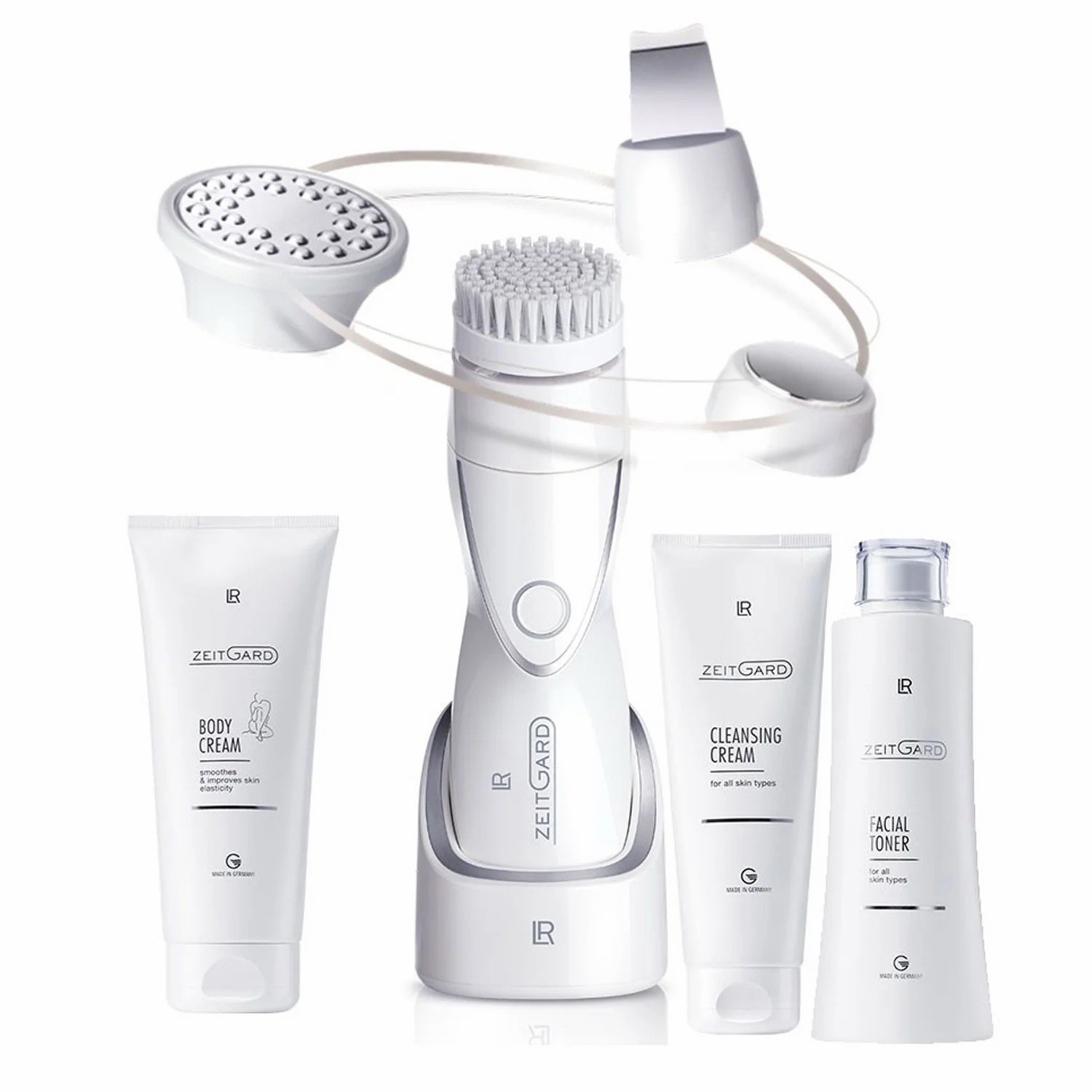 LR ZEITGARD Pro Komplett Set Beauty Gerät Ultraschall Gesichtsreinigung Neu