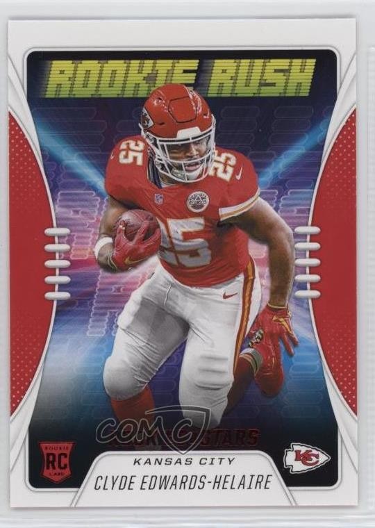 2020 Panini Rookies & Stars Rookie Rush Clyde Edwards-Helaire #RR-11 14x1