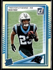 2025 Donruss Press Proof Yellow Trevor Etienne RC Carolina Panthers #326