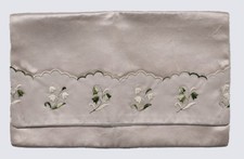 Vintage Christian Dior Light Pink Silk Handkerchief Hankie Case Holder Storage