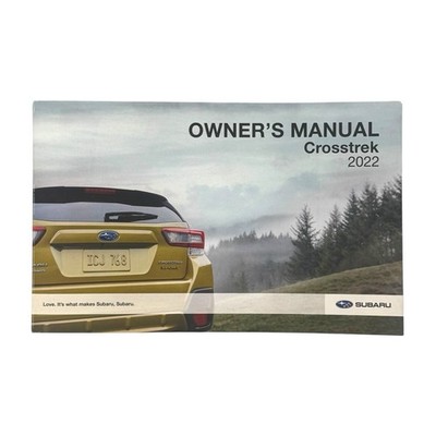 2022 Subaru Crosstrek OEM Original Owner s Manual Book
