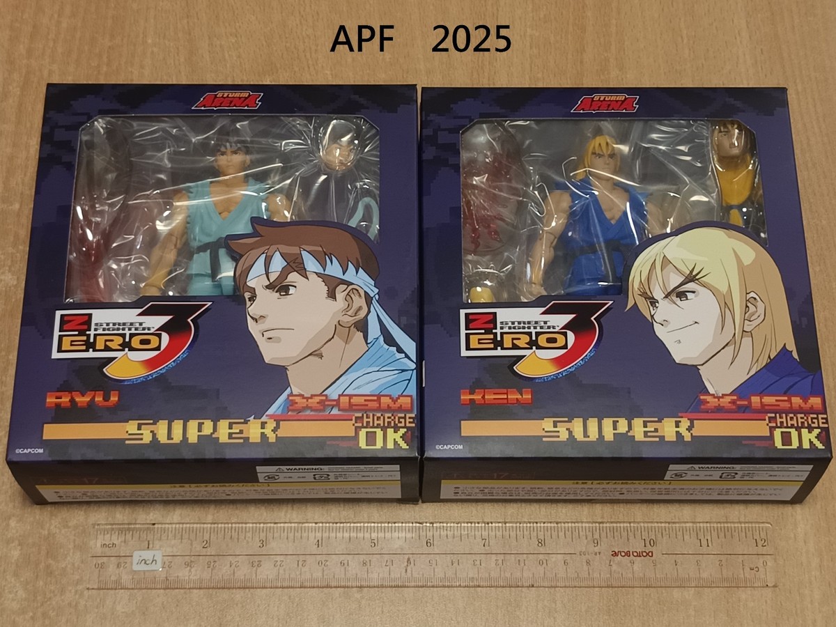 Storm Arena Street Fighter 3 Zero Alpha Ryu & Ken Figure Set APF