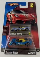 Hot Wheels 2007 Ferrari 330 P4 Racer Blue Yellow