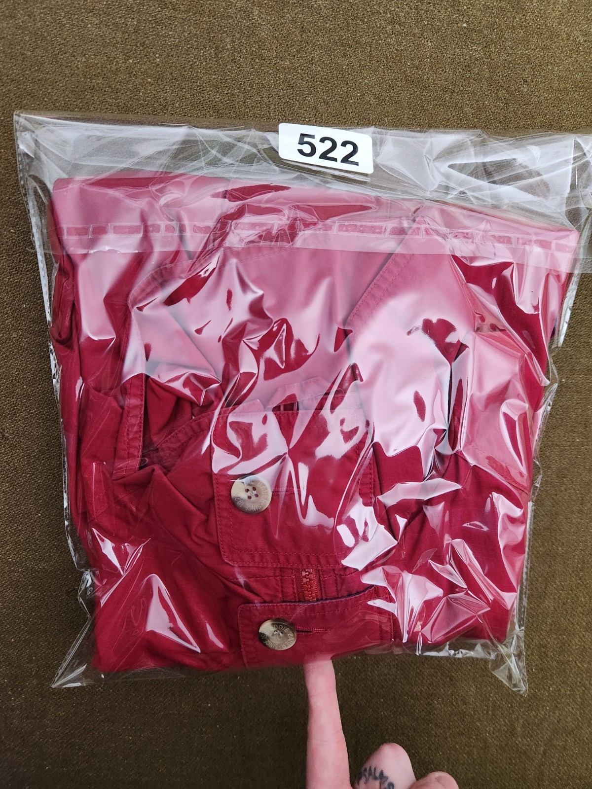 Eddie Bauer Pink Basic Jacket Button Full Zip Poc… - image 10
