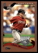 Craig Biggio 2002 Topps Opening Day #92 Astros MLB READ FREE SHIP AutographDen