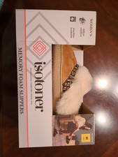 Isotoner Women's Memory Foam Classic Comfort Clog Slipper