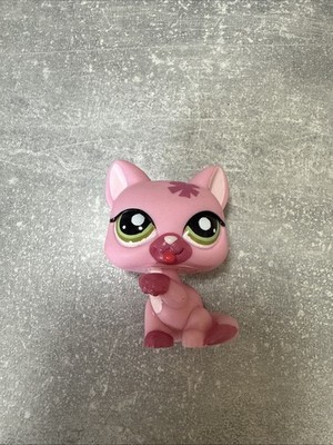 Littlest Pet Shop Katze pink LPS Hasbro Sammlerfigur