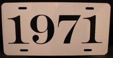 1971 Year License Plate Fits Chevy Ford Dart Cuda Challenger Chevelle Ss Gto Gtx 1971 Year License Plate Fits Chevy Ford Dart Cuda Challenger Chevelle Ss Gto Gtx