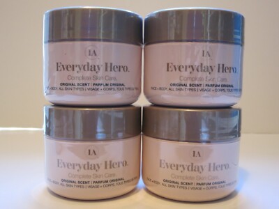 INFINITE ALOE EVERYDAY HERO ORIGINAL SCENT FRAGRANCE ORGANIC CREAM 8OZ x 4 NEW