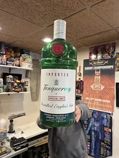 HUGE 24” Tanqueray Gin LARGE DISPLAY DUMMY BOTTLE Store Display  (EMPTY)