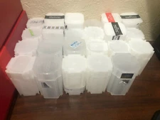 LOT OF 10 EMPTY VARIOUS Mint Silver Coin Tubes, USED, NO COINS * FREE SHIPPING