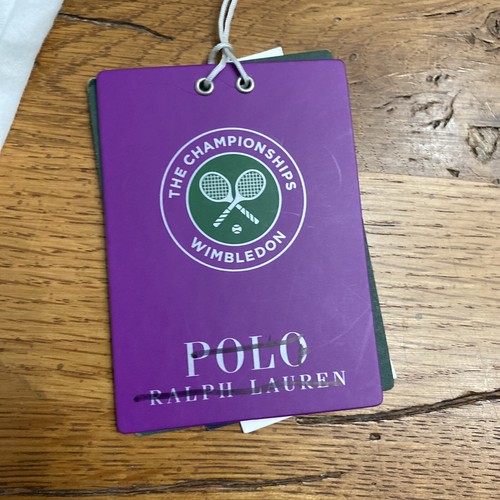 Ralph Lauren Polo Tennis Wimbledon T-Shirt Size Large Tags Marked Through - Picture 4 of 10