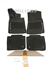 LEXUS OEM FACTORY ALL WEATHER FLOOR MAT LINER SET 2013-2020 GSF GS350 RWD BLACK