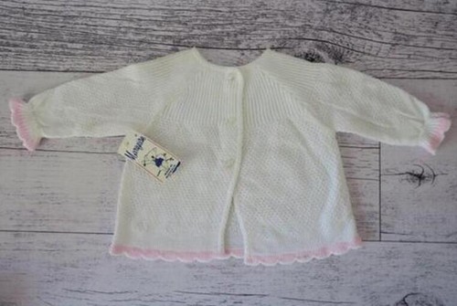 Vintage Marquise Baby Matinee Cardigan and Legging Set Size 0 Made in Australia - Picture 2 of 15