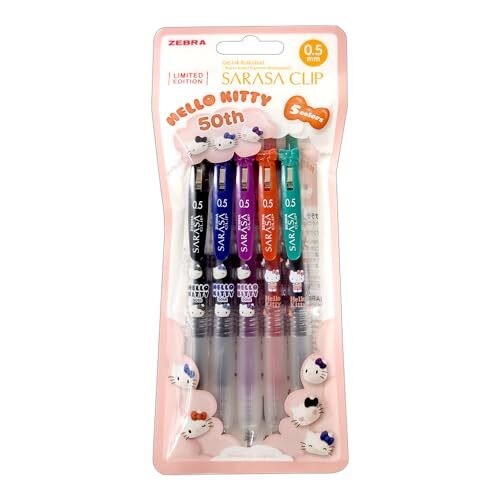 Hello Kitty Ballpoint Pen 0.5mm 50th Anniversary Design 5