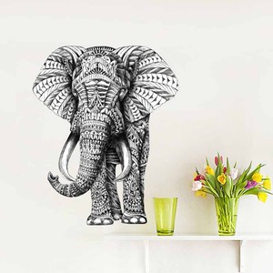 Indian Ivory Elephant Vinyl Decals Wall Home Room Decor Image Is Loading Indian Ivory Elephant Vinyl Decals Wall Home