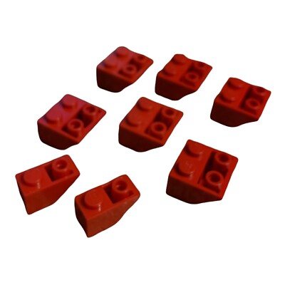 lot of 8 assorted red Lego Technic parts - combined shipping (RED25)