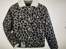 Disney Store Mickey Mouse Girls Grayscale Corduroy Jacket  NWT