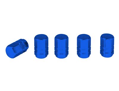 Eufab Aluminium Valve Cap, Blue
