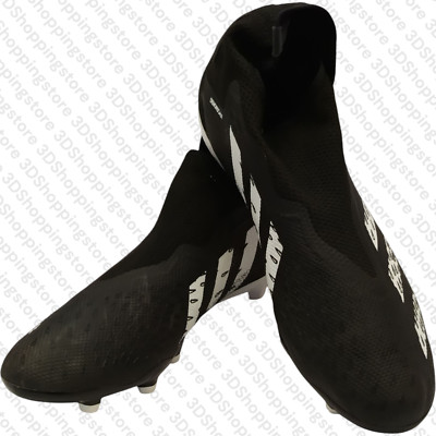 Adidas Predator Freak.3 Laceless FG 'Demonscale - Schwarz Weiß' FY1034 47 1/3