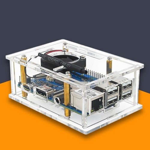 Transparent Acrylic Protector Case For PI 4A Ensuring Optimaled Cooling Box - Afbeelding 6 van 8