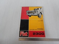 Catalogo originale ricambi 1964 Fiat 2300 berlina solo carrozzeria 1° edizione