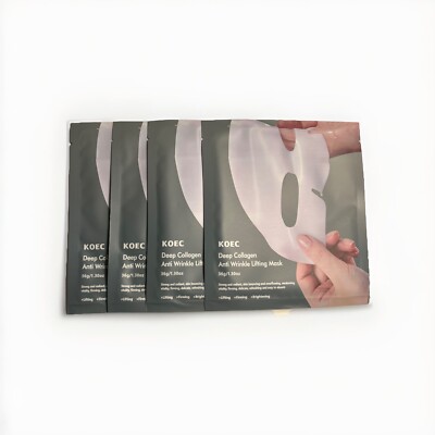 Deep Collagen Anti Wrinkle Lifting Mask . 1 Package Contém  4 Pieces 36g Each
