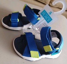 The Children's Place Toddler Boy's Sandals W/Double Straps Blue  green-Size 5