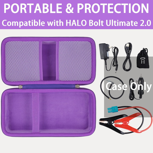 Hard Travel Case Replacement for HALO Bolt Ultimate 2.0,Case Only (Purple),,,, - Picture 4 of 12