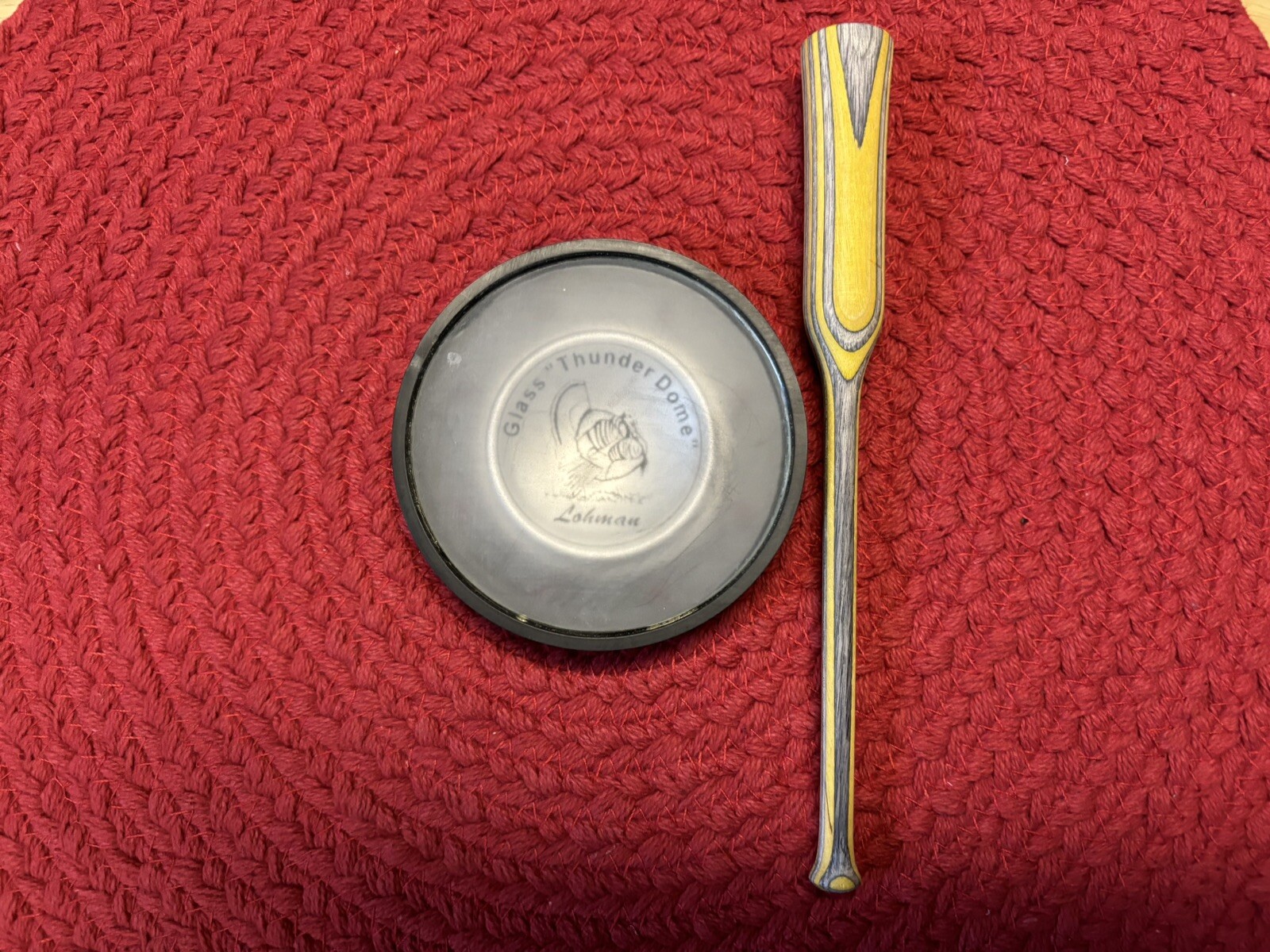 VINTAGE LOHMAN THUNDERDOME TURKEY CALL WITH FLARED LAMINATED STRIKER eBay