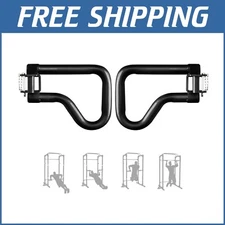 1000 LBS Heavy-Duty Dip Bar Attachments for 2x2" Power Cage – 3 Grip Positions