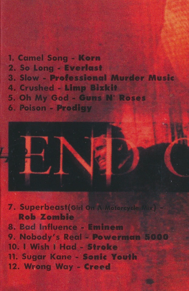 End Of Days Music From Motion Picture 1999 Ukraine Cassette NM Korn Eminem - Image 3 of 4