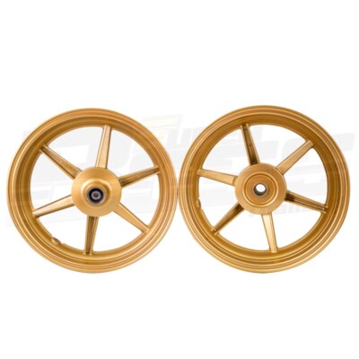 RCB Aluminium Wheel Rims F:300x13 R:350x13 Gold For YAMAHA N-MAX