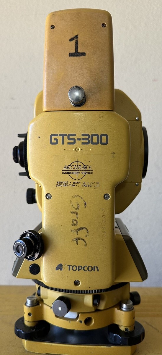 Topcon GTS-301 Electronic Total Land Surveying Data Topcon GTS-301 Electronic Total Land Surveying Data