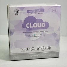 Protect-A-Bed Cloud Natural Fibers Waterproof Mattress Protector Twin XL New!