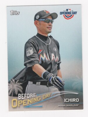 2018 TOPPS OPENING DAY BASEBALL BEFORE OPENING DAY ICHIRO MARINERS #BOD-I