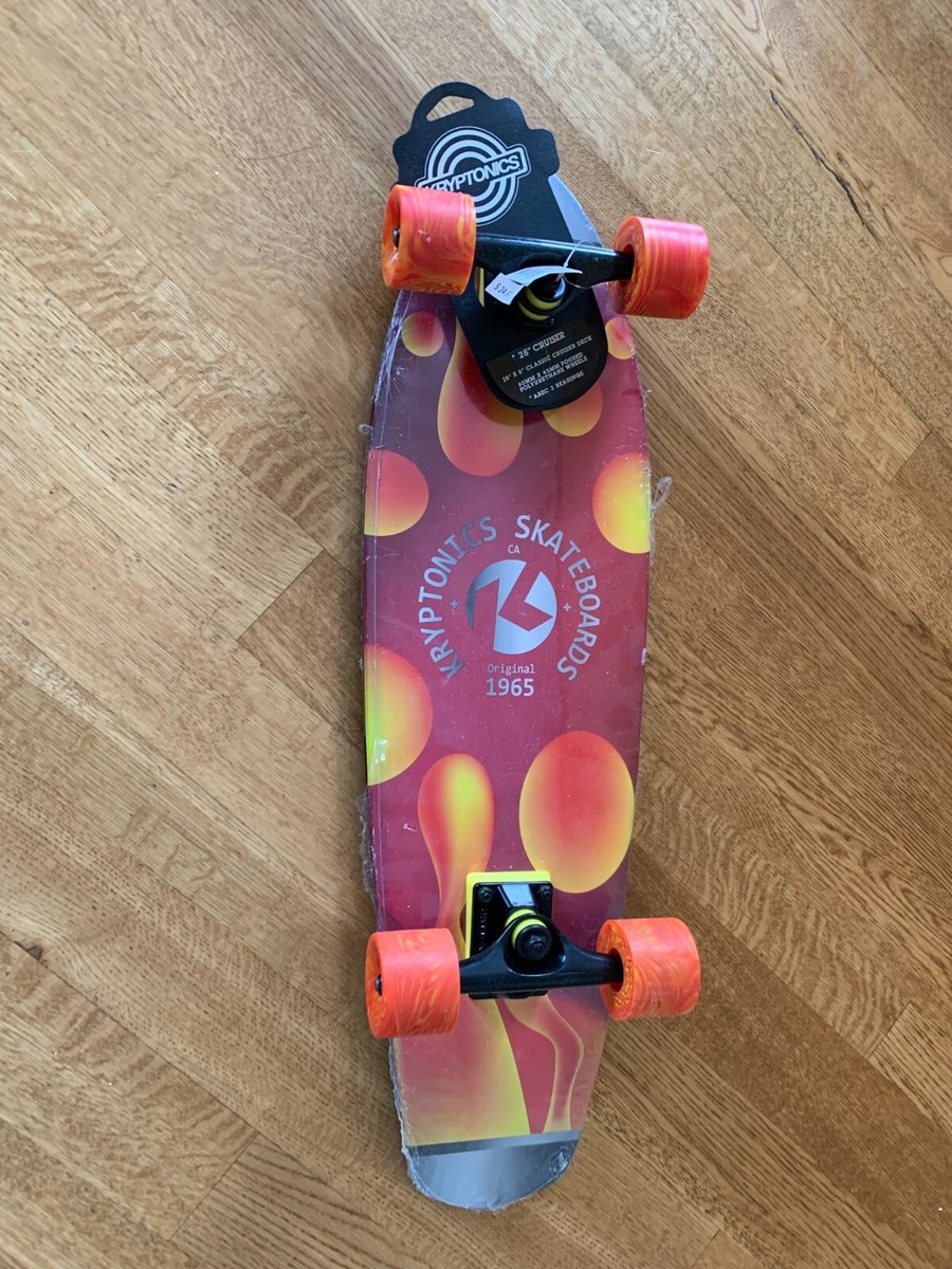 Kryptonics Complete Cruiser Skateboard Original 1965 Vintage (28 x