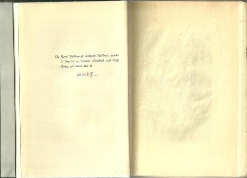 1902 Hardback- The Prime Minister-Anthony Trollope-Royal Edition-#1169 of 1250- - Picture 4 of 6