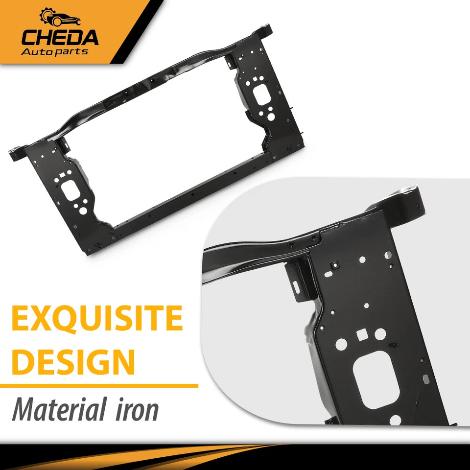 Ajuste para Jeep Cherokee 2014-2019 núcleo de soporte de radiador negro 68227489AA Foto 4 de 4